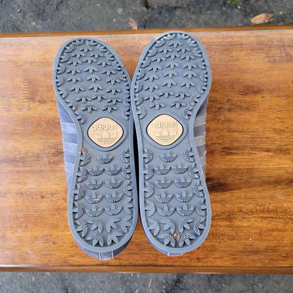 🎉 HP Adidas Samoa Streetwear Sneakers Blue 8.5 - Picture 9 of 10